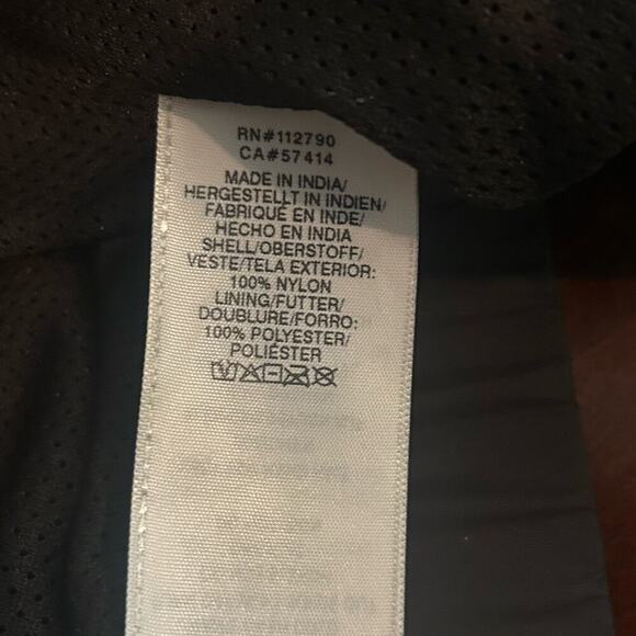 True Religion Jacket Womens XL Black Mesh Color Block Zip Up Jacket NEW - Picture 10 of 13